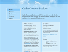 Tablet Screenshot of cachecleanersboulder.com